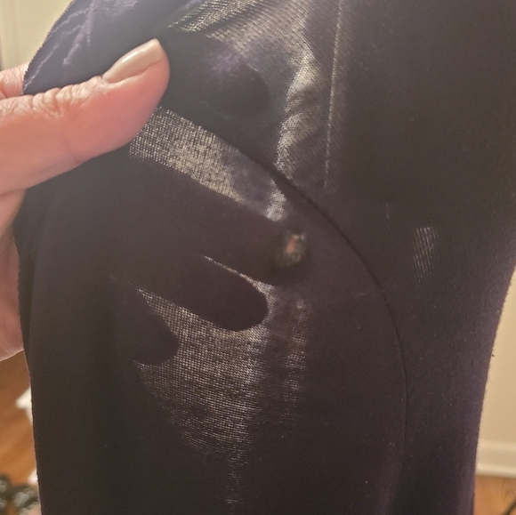 ⭐️40% Off⭐️ Kenar Black Tie Front Open Cardigan - Picture 8 of 8